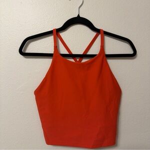 Old navy active Vibrant orange Strappy Crop tank Top